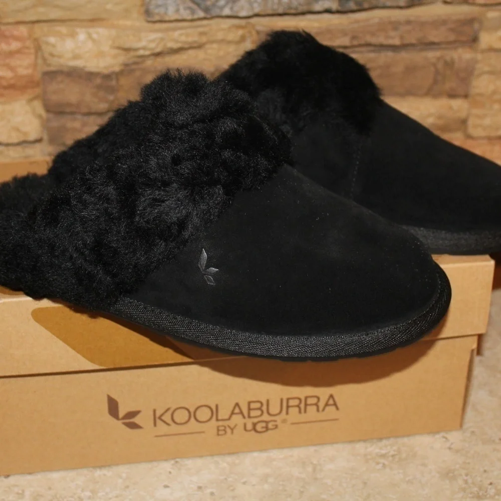 NIB UGG KOOLABURRA Slip On Suede Shearling Slipper - Picture 3 of 6